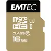 Image de Emtec microSDHC 16GB Class10 Gold+ mémoire flash