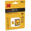 Image de Carte mémoire Kodak Premium Perfomance MicroSDHC 16GB Classe 10 avec adaptateur
