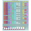 Image de Nobo Kit planning annuel 13 colonnes 54 fentes