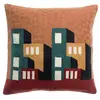 Image de Coussin brodé Vivaraise Suri 45x45 cm