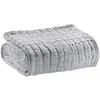 Image de Plaid coton stonewashed Vivaraise Swami 130x200 cm