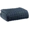 Image de Plaid coton stonewashed Vivaraise Swami 130x200 cm