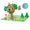 Image de Jeux de construction La Cabane Perchee 70 pièces Jeujura 27x11x32 cm