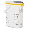 Image de Conteneur de stockage pour animaux Curver 412042 10 L blanc et jaune