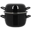 Image de Olla Thekitchenette 2,7 L Noir Émaillé Couvercle Réversible Induction