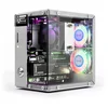 Image de Boîtier Sunfounder Pironman 5 Transparent Écran OLED Refroidissement RGB Raspberry Pi 5