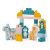 Image de ECOIFFIER Bb Abrick Barril De Ladrillos Zoo 7981 55 pièces