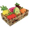 Image de Peluches fruits et legumes Jemini Fruity's (x6) 17 cm