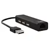 Image de Concentrateur USB TnB HUB3RJ45 3 Ports USB 2.0 Ethernet 10/100