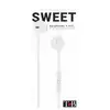 Image de Auriculares TnB Sweet avec fil, connectivité filaire, appels et musique, blanc