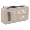 Image de T'nB CLOCKFMWD Radio portable Horloge Numérique Bois