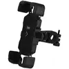 Image de Support smartphone universel vélo/scooter ABS jusqu'à 7,2" rotation 360° antichoc noir