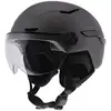 Image de Casque vélo intelligent Gris foncé taille L lumière de frein auto télécommande USB-C 8h IPX4 visière anti-UV