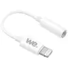 Image de Adaptateur Lightning WE WELIGHTJKFADP Jack 3.5 mm MFi Blanc Compact
