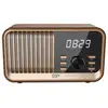Image de Radio réveil CGV BeBop FM Bois Bluetooth stéréo USB MicroSD 5h