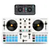 Image de Contrôleur DJ sans fil portable Hercules DJControl Mix avec Bluetooth Blanc