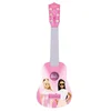 Image de Guitare Enfant Barbie 53 cm Rose et Bleu - 6 Cordes Nylon Lexibook