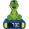Image de Réveil digital avec veilleuse lumineuse dinosaure en 3d et effets sonores Lexibook TU