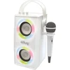 Image de Lexibook iParty Enceinte Bluetooth portable avec microphone et effets lumineux Blanc
