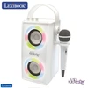 Image de Enceinte Tendance Bluetooth® portable + micro et effets lumineux Lexibook IParty® 19,81x15,01x27,79 cm