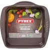 Image de Plat à four Pyrex Asimetria 24 x 24 x 6 cm antiadhésif gris
