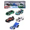 Image de Pack Majorette 5 Voitures Porsche Métal 1/64 Portes Ouvrantes