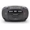 Image de Radio portátil Thomson RK200CD AM FM reproductor CD cassette LCD negro 2,4W batería/AC