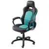 Image de Chaise gaming Nacon CH-350 ergonomique rembourrée noir turquoise 100 kg