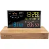 Image de Station météo Thomson CT610 bois noir écran couleur prévisions alarme