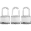 Image de Cadenas Master Lock M115EURTRILF Acier Boro Anticorrosion Pack 3