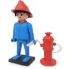 Image de Figurine vintage Le Pompier Plastoy Playmobil TU