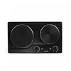 Image de Plaque de cuisson Livoo DOC168N 2500W 2 zones 45cm Noir