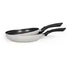 Image de Pack 2 Poêles Antiadhésives Livoo MEN124GR Ø24/28cm Aluminium Induction