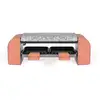 Image de Set Raclette Livoo DOC306 450W Placa Granito 2 Personas Corail