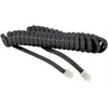 Image de Cable téléphonique Dacomex RJ-9 mâle à mâle 2 m noir