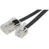 Image de Câble Adaptateur RJ11 Mâle à RJ45 Mâle 2 mètres Noir Générique
