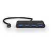 Image de Hub Port Designs 4 ports 5000 Mbit/s USB 3.2 Gen 1 900123 noir ABS