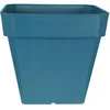 Image de Macetero carré Riviera Soleilla 50x50 cm 65 L bleu polypropylène