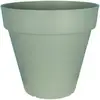 Image de Macetero Riviera Soleilla Rond 50 cm Vert Argile Mat 50 L avec Plateau Amovible