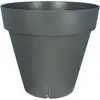 Image de Macetero Riviera Loft rond gris 30 cm plastique mat 10,5 L