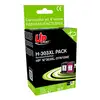 Image de Cartouche d'encre UPrint HJ303XLUPP2 Pack compatible Noir/Couleur 2 pièces
