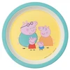 Image de Assiette bébé petit jour peppa pig avec les parents 18 cm