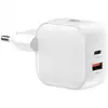 Image de Chargeur mural INOVU ICU1A1C35WG USB-C 35W GaN compact blanc