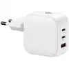 Image de Chargeur de reseau INOVU ICU1A2C70WG 70W GaN USB-C USB-A