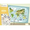 Image de Boîte créative - Decalco Mania Planisphère Avenue Mandarine TU