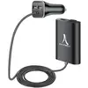 Image de Chargeur voiture Akashi ALTCARCH4USB 4 ports USB Charge Rapide 7,3A Câble 1,8m Noir