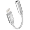 Image de Akashi Câble Lightning vers Jack 3,5 mm Mâle/Femelle 10 cm Argent
