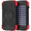 Image de Altadif ALTPB10WIRLSOLAR banque d'alimentation électrique 10000 mAh Recharge sans fil Noir, Rouge