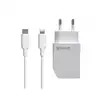 Image de Chargeur Muvit USB-C 20W + Câble USB-C vers Lightning 1m