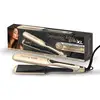 Image de Lisseur Céramique Tourmaline Kératine Saint Algue Demeliss Kera Gold XL 230ºC 14 Niveaux Plaques Larges LCD Beige